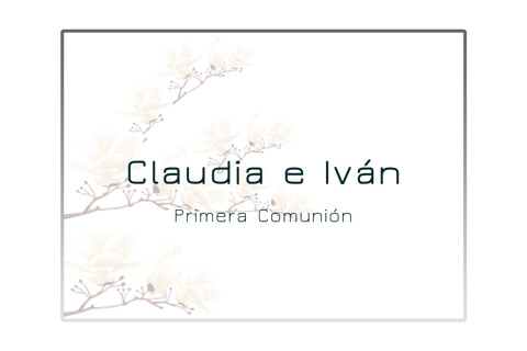 Claudia e Iván (Primera Comunión)